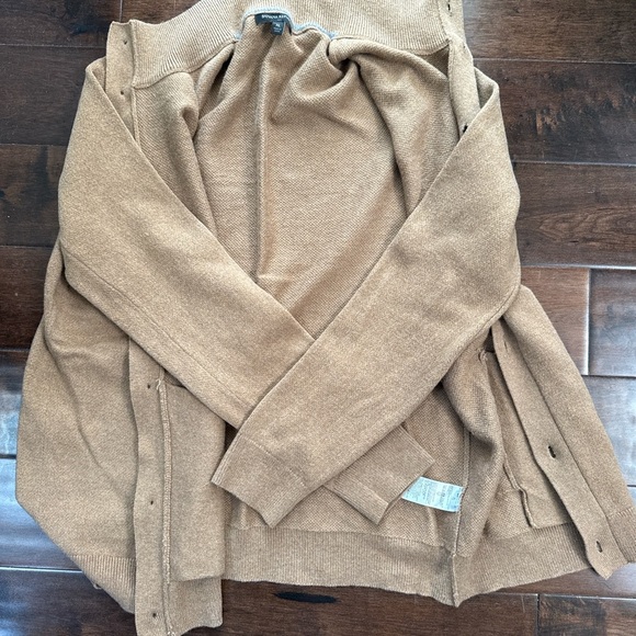 Banana Republic Brown Cardigan Sweater Cozy Cotton Blend - Picture 10 of 11
